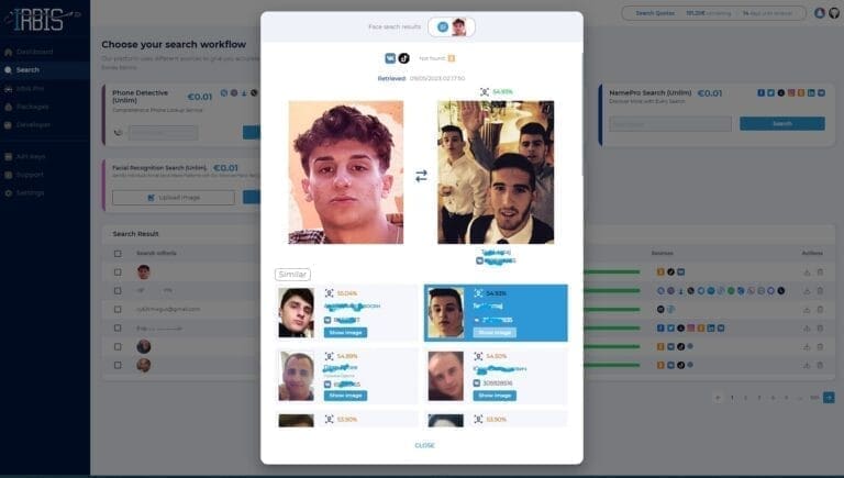 Face Search Engine