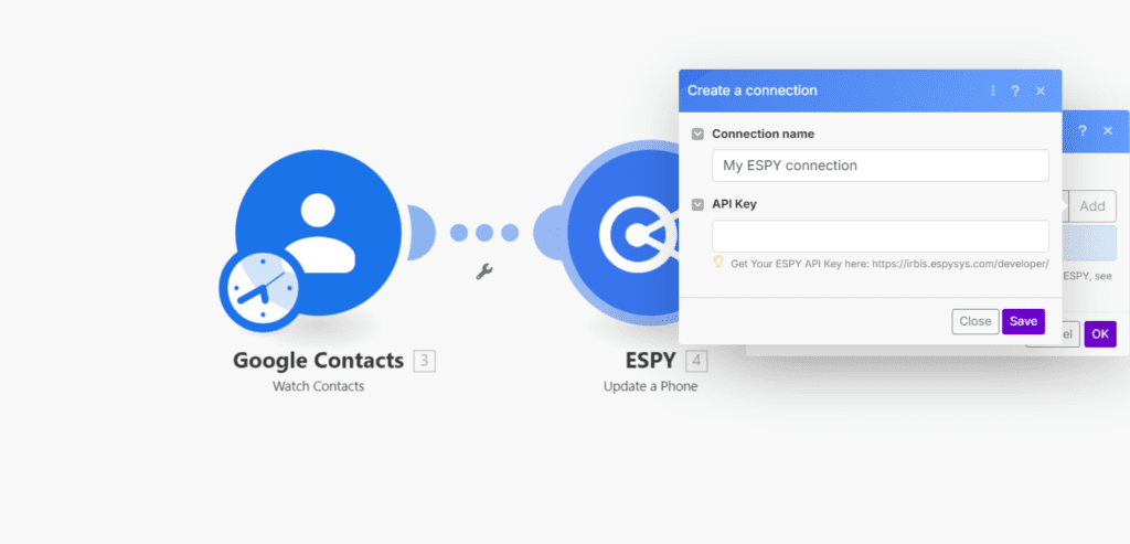add api key espy
